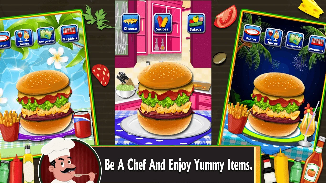Burger Maker – Fast Food screenshot 1