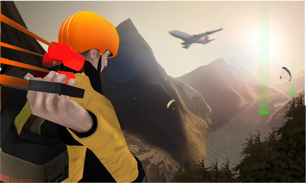 Airplane Skydiving Flight Simulator - Flying Stunt screenshot 5