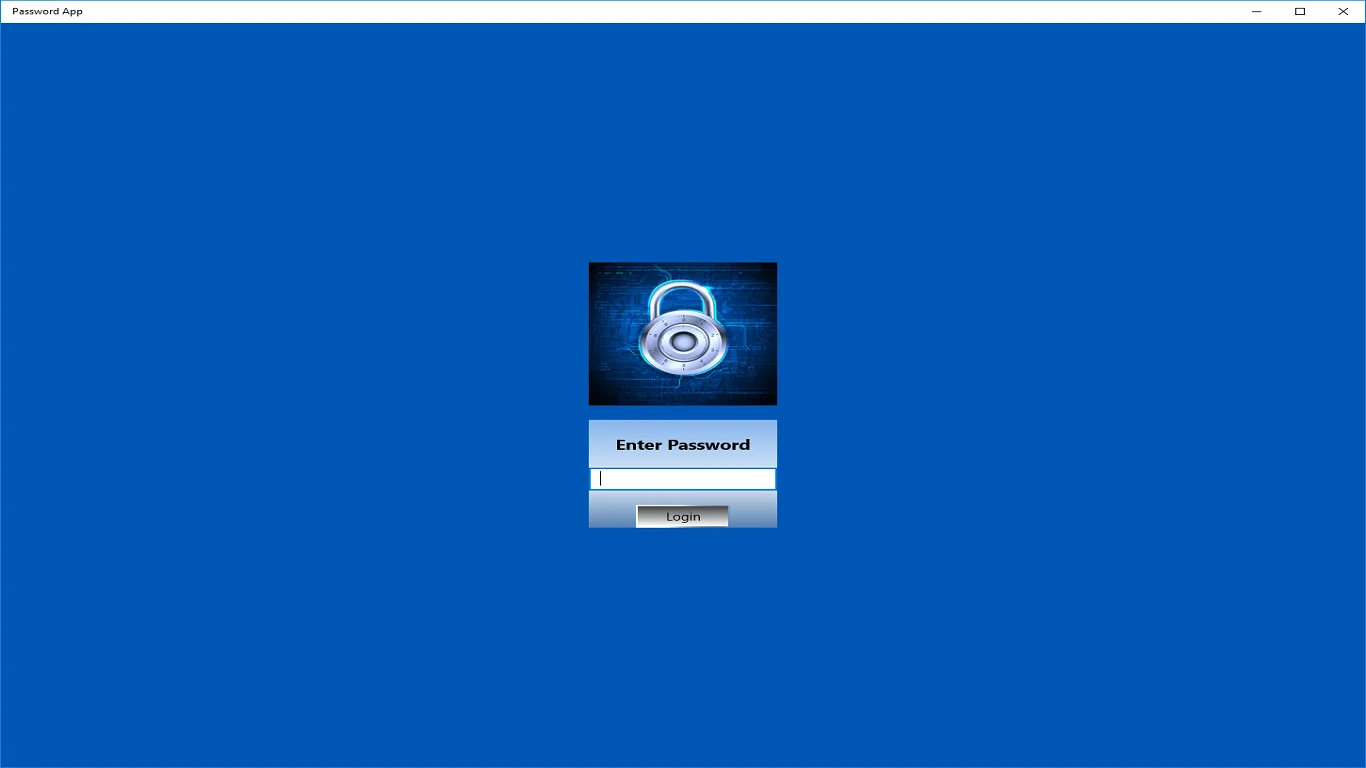 Password App screenshot 1