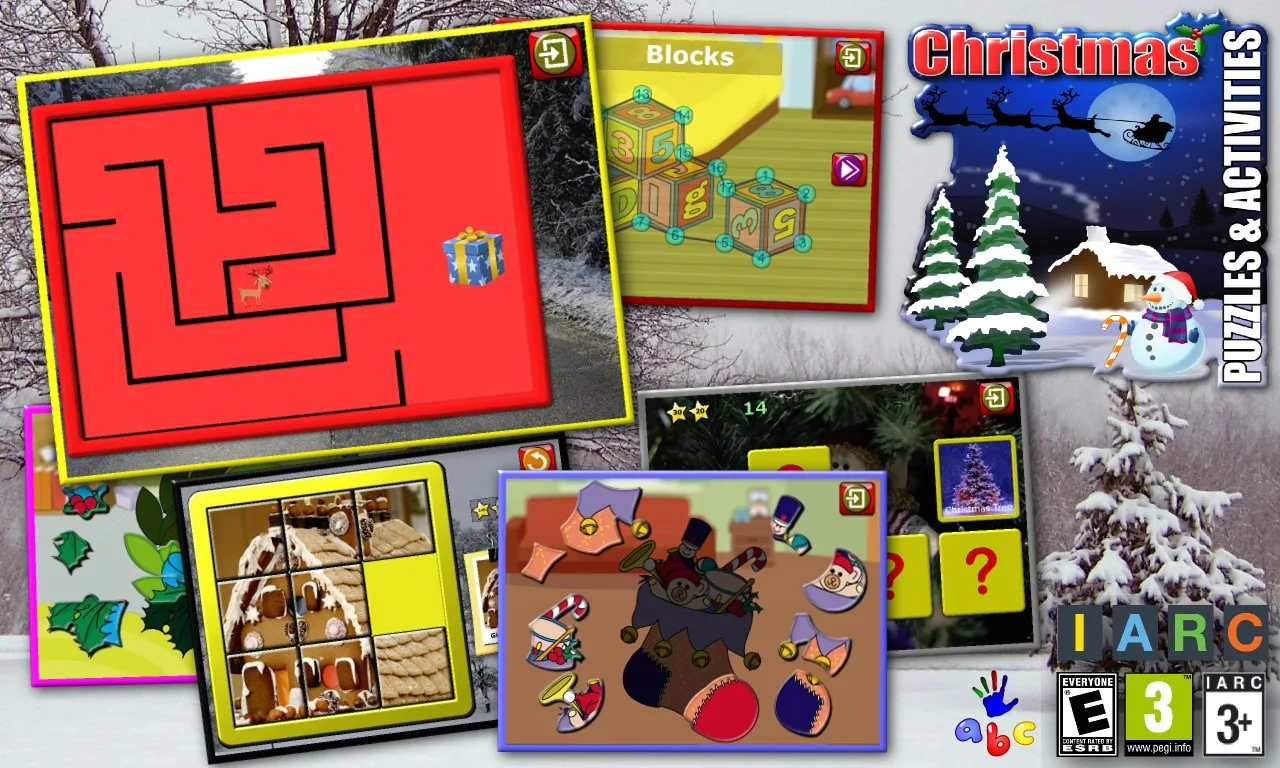 Kids Christmas Activites and Puzzles for preschool children screenshot 3