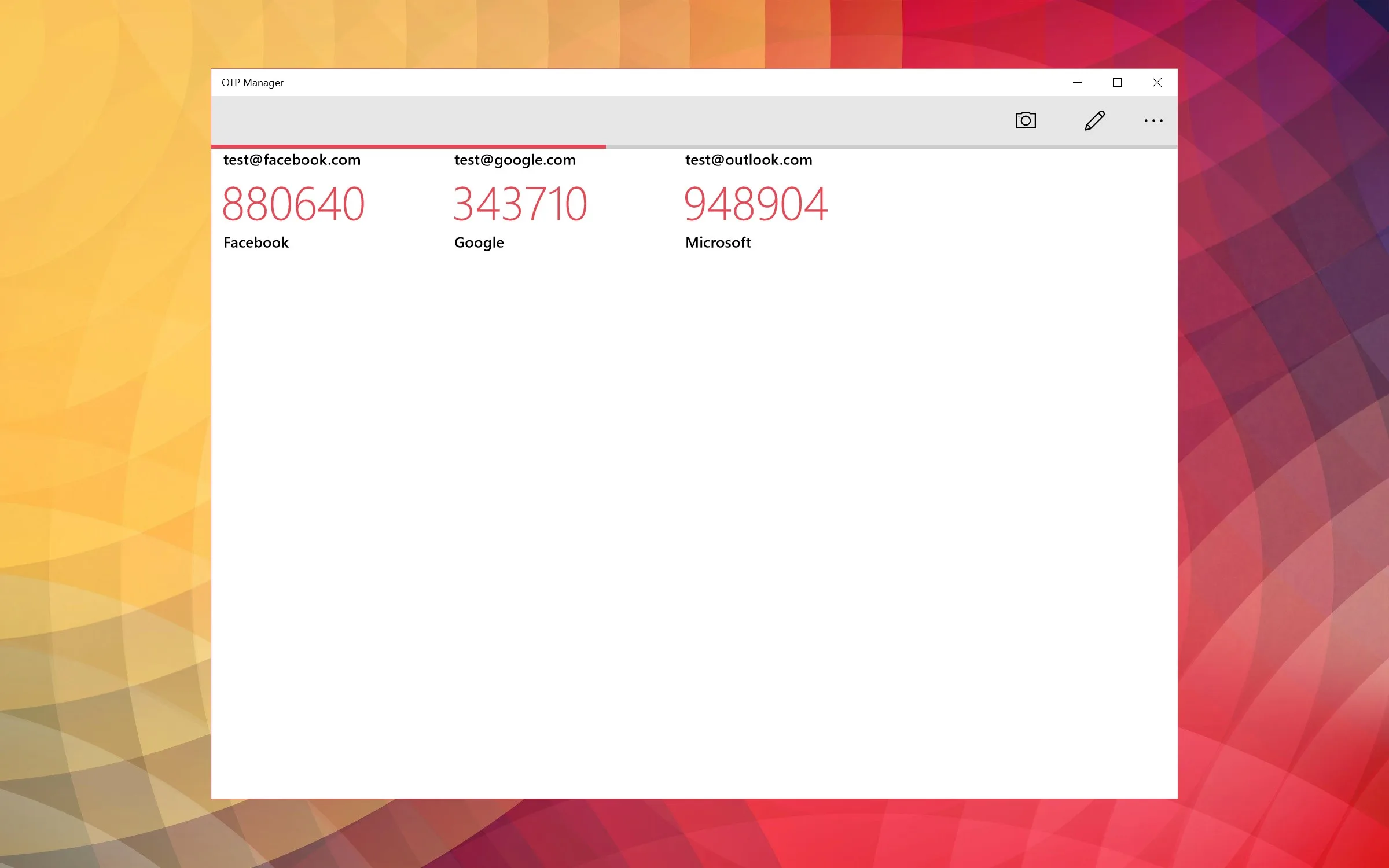 OTP Manager screenshot 4