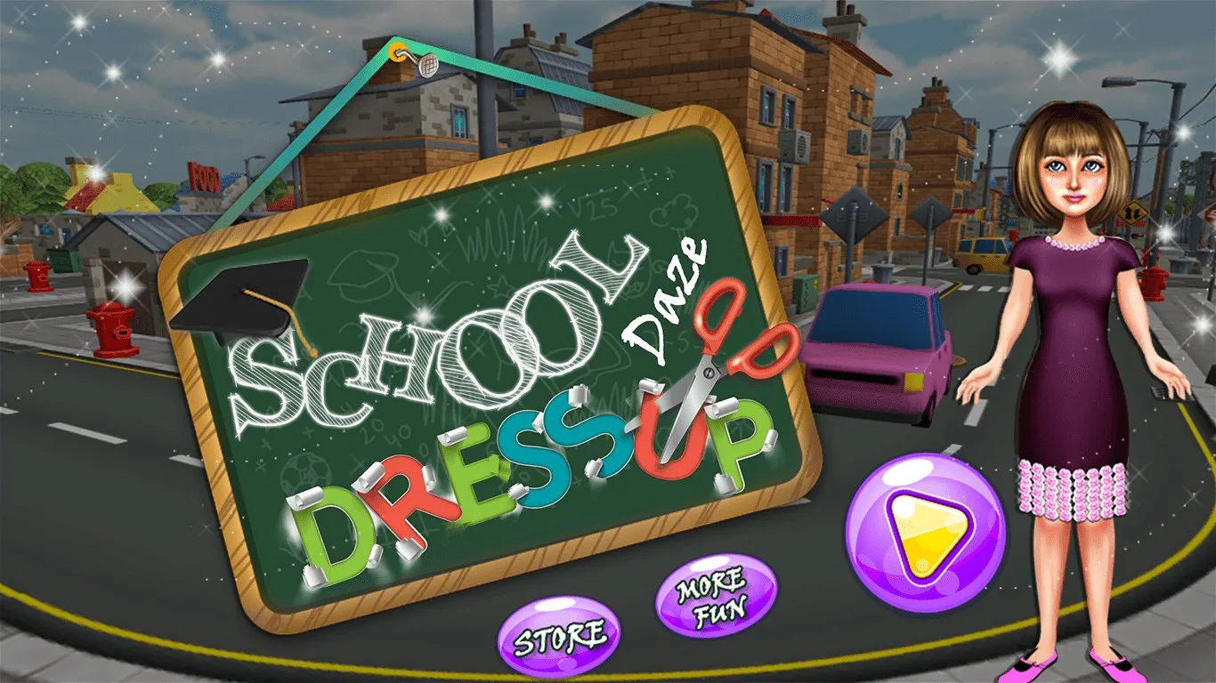 School Daze Dressup screenshot 1
