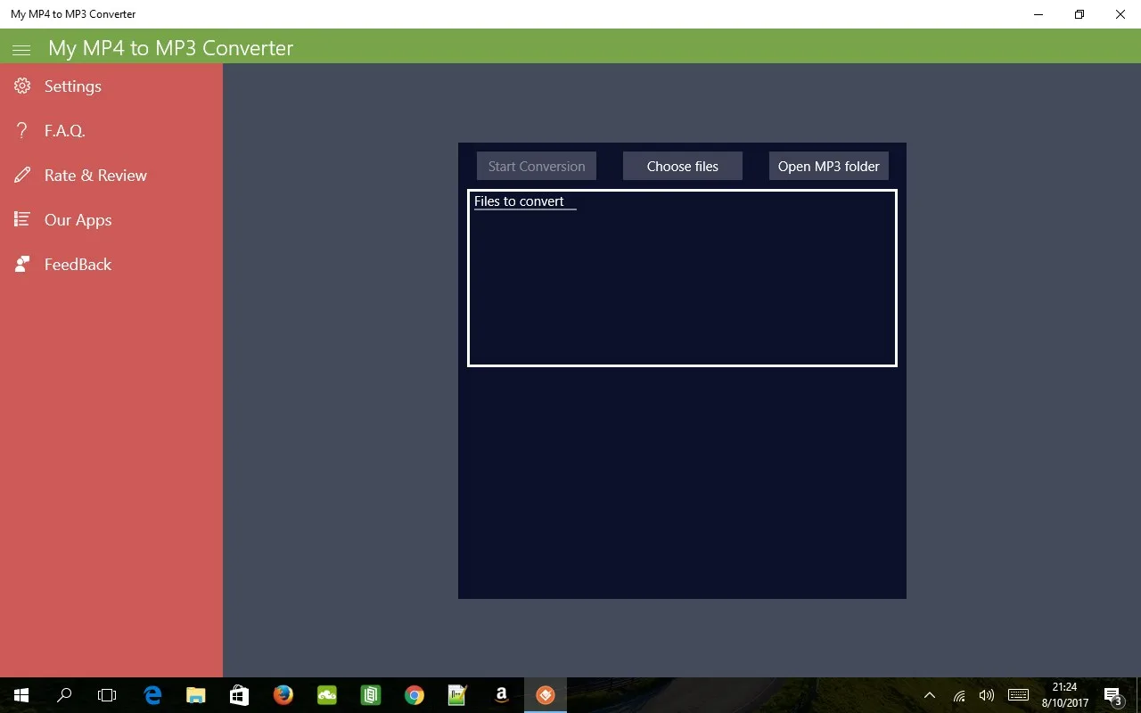 My MP4 to MP3 Converter screenshot 1