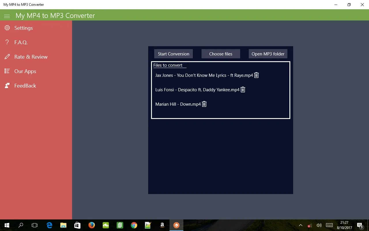 My MP4 to MP3 Converter screenshot 3