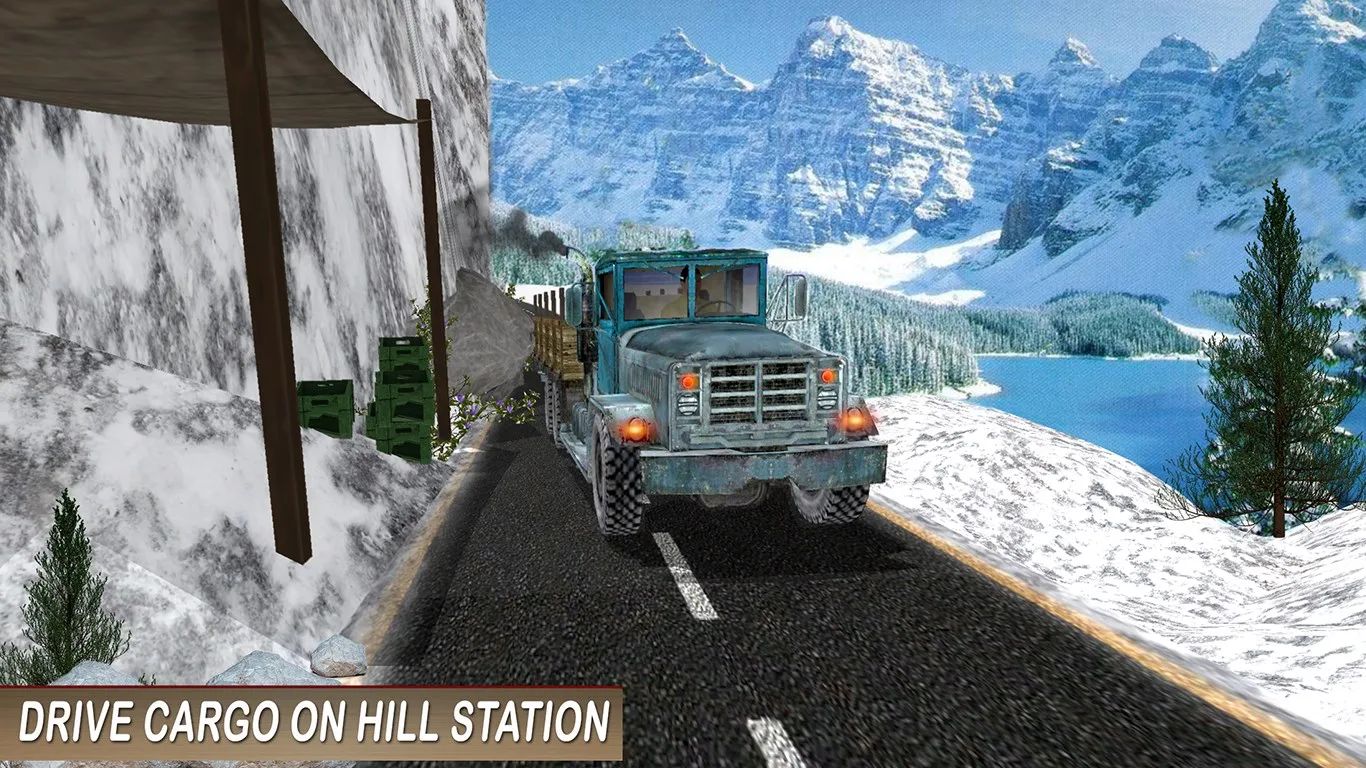 Off Road Hill Station Truck - Driving Simulator 3D screenshot 1