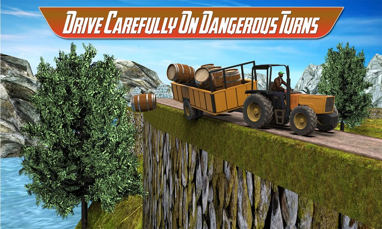 Farm Tractor Simulator - Heavy Cargo Truck Driving screenshot 2