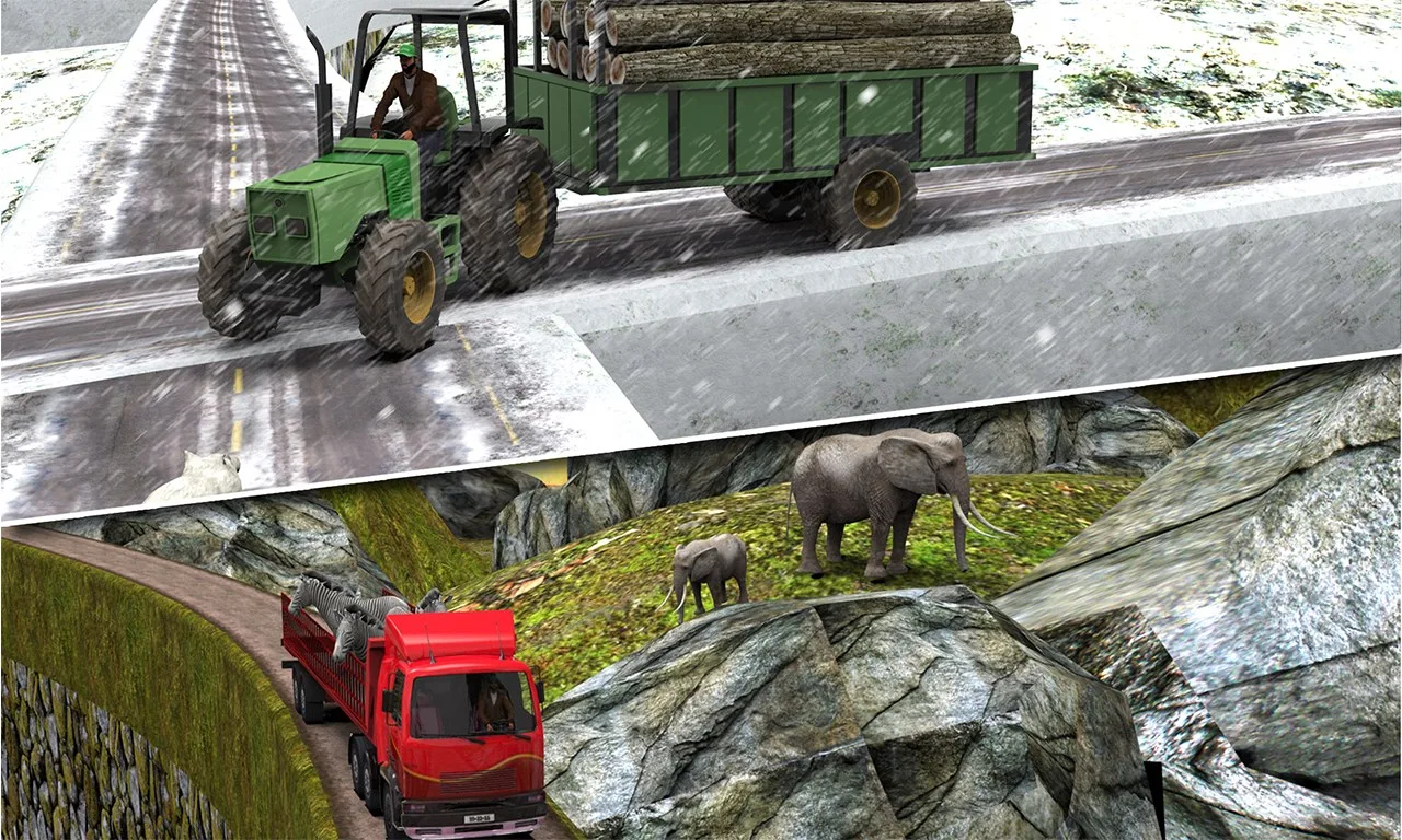 Farm Tractor Simulator - Heavy Cargo Truck Driving screenshot 3