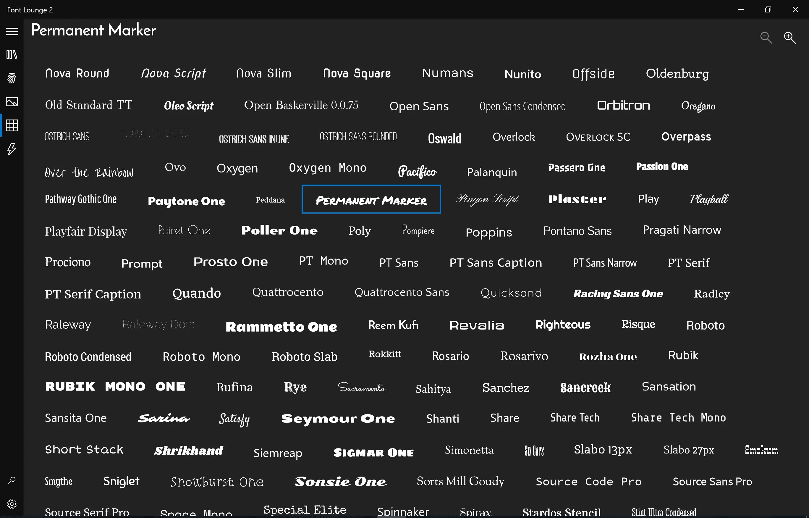Font Lounge screenshot 1