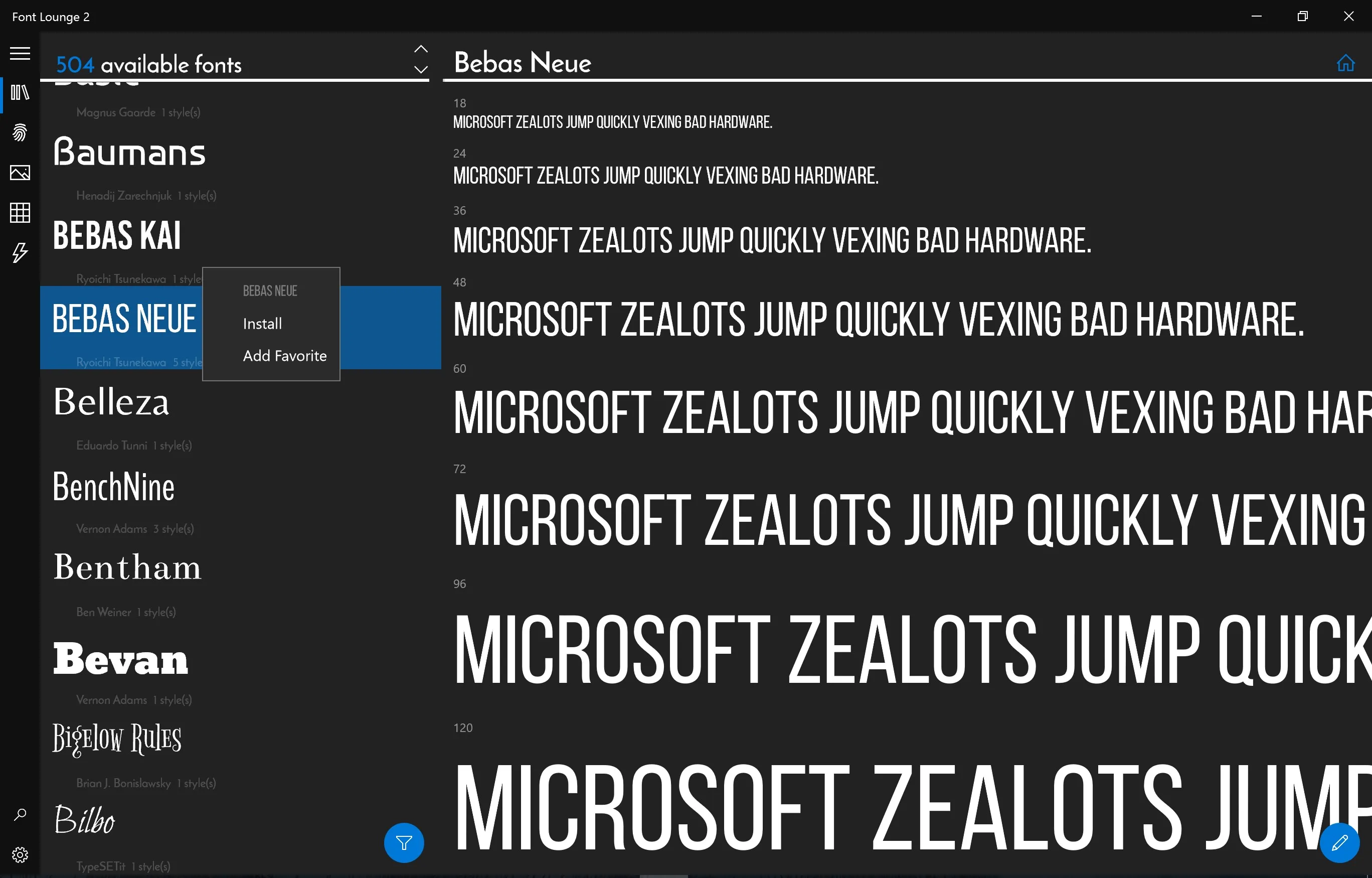 Font Lounge screenshot 5