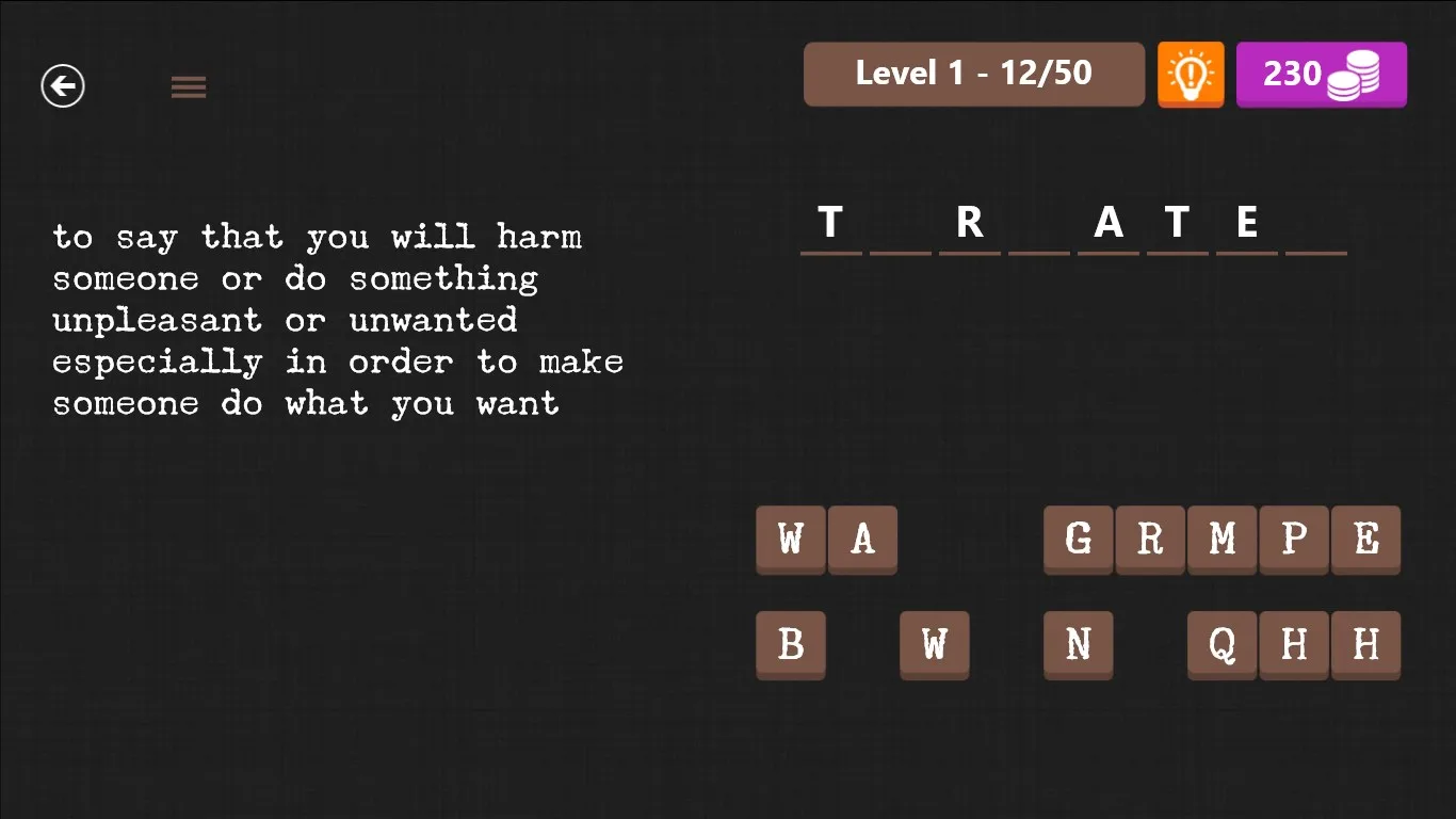 Vocabulary Quiz Game screenshot 3