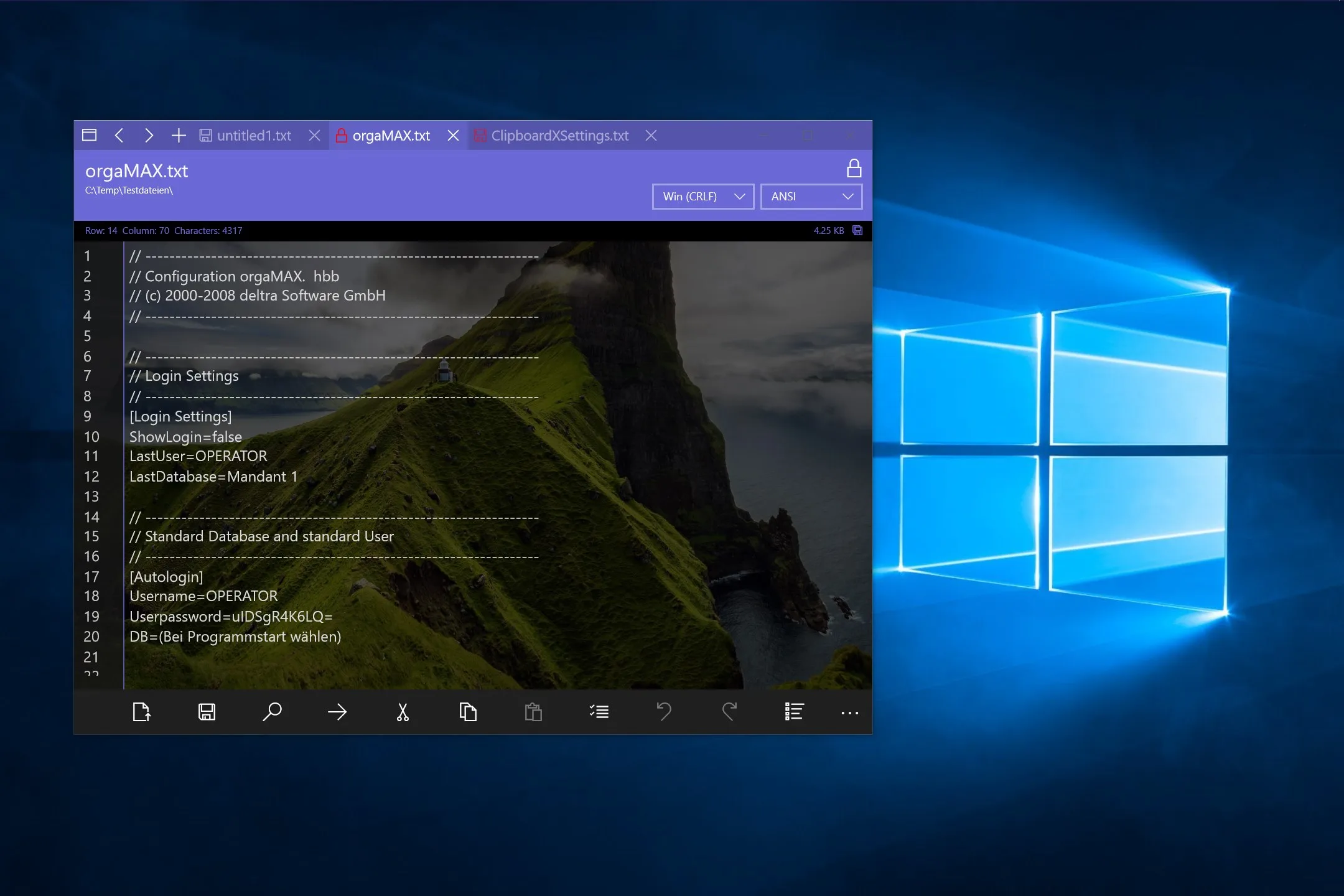 NotepadX screenshot 4