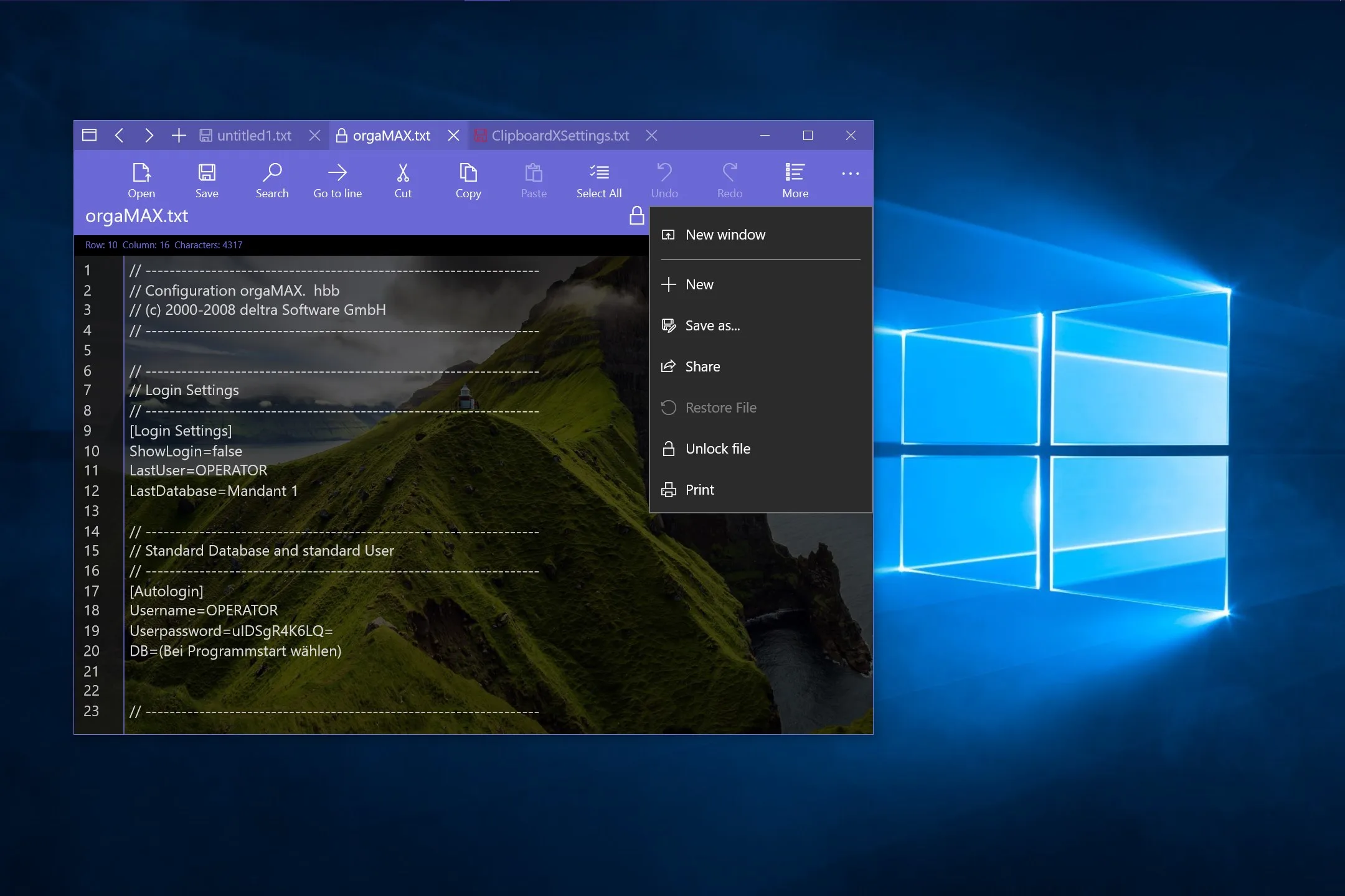 NotepadX screenshot 5