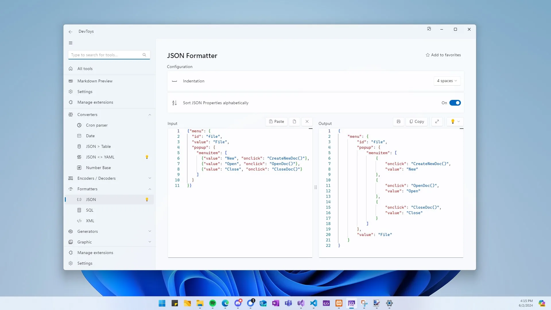 DevToys-Preview screenshot 2