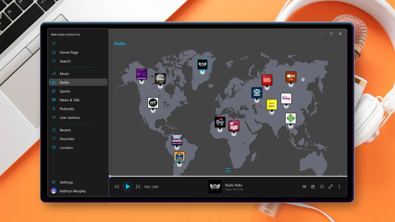 Web Radio Player PRO screenshot 4