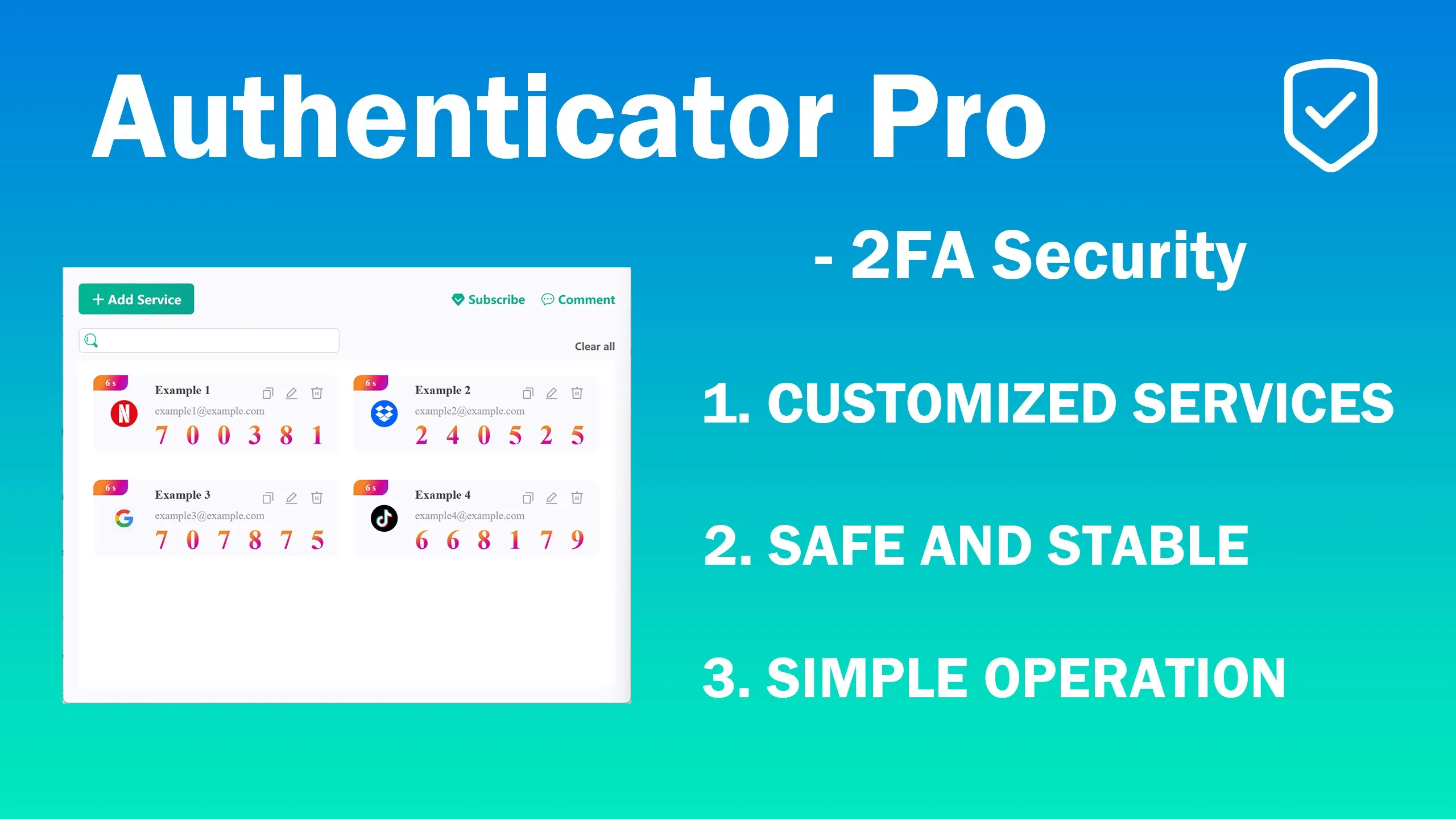 Authenticator Pro - 2FA Security screenshot 1