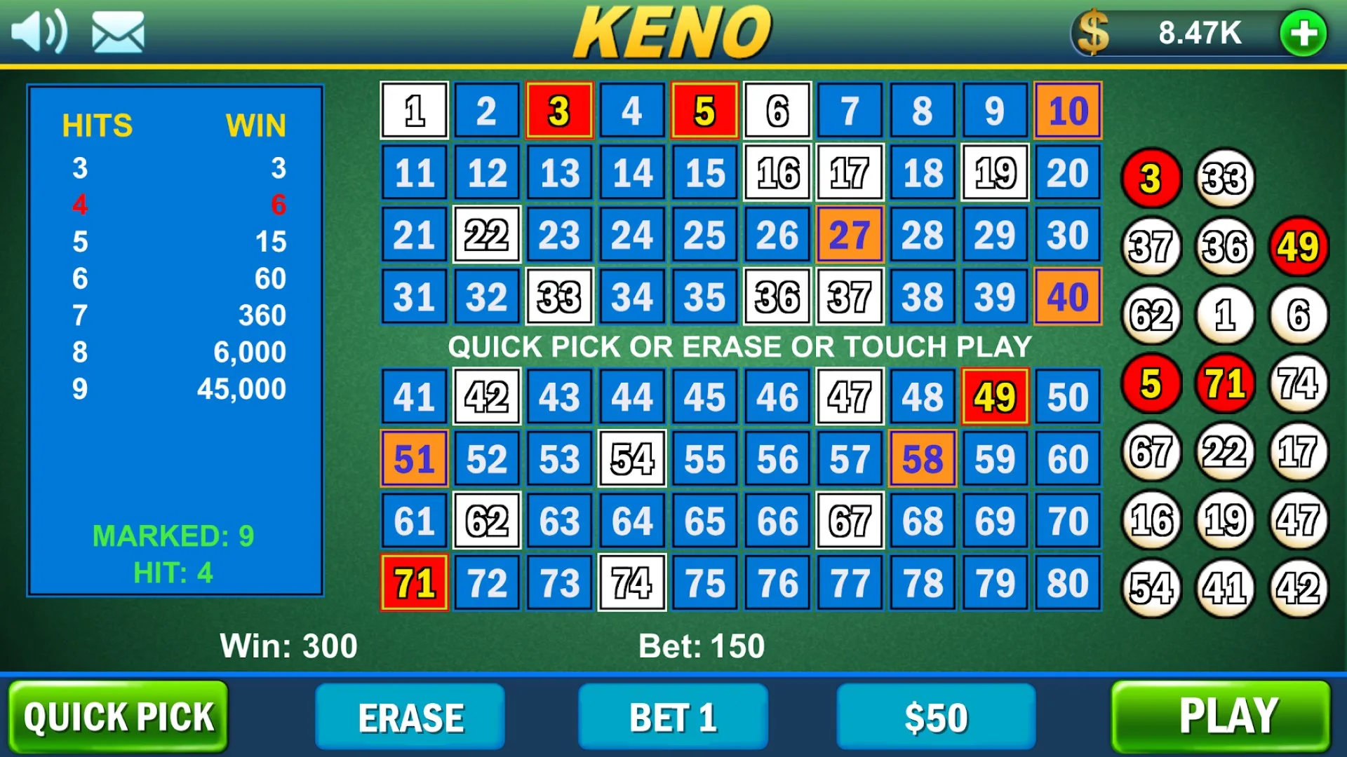 Keno Keno!! screenshot 3
