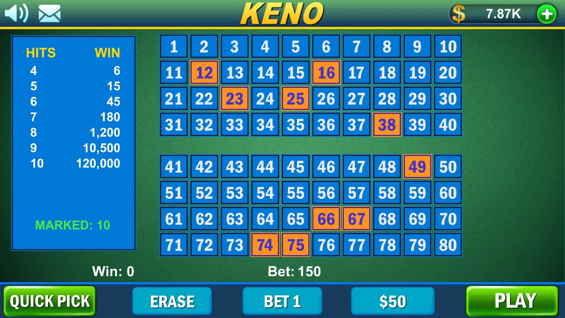 Keno Keno!! screenshot 4