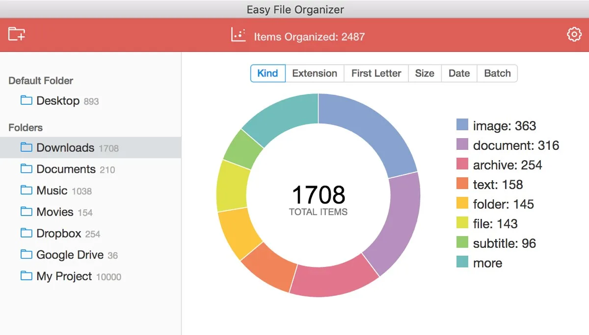Easy File Organizer · screenshot 2