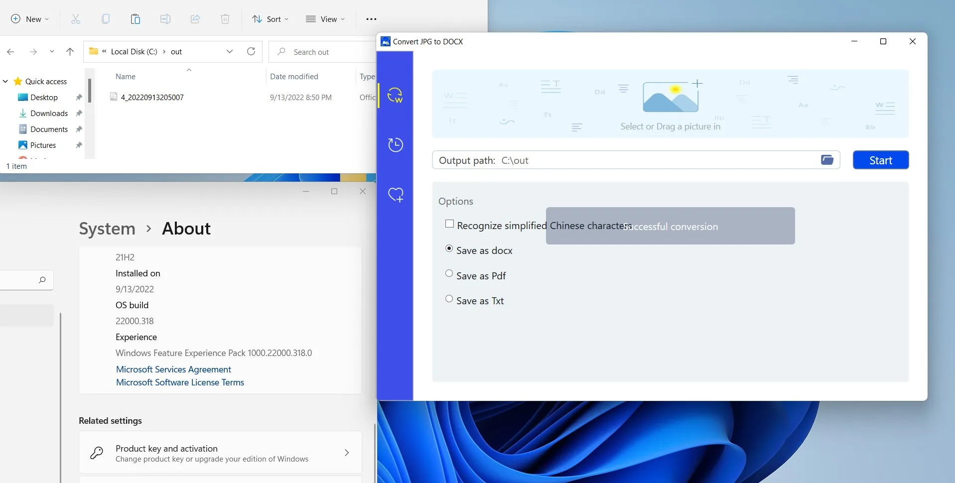 Convert JPG to DOCX screenshot 3