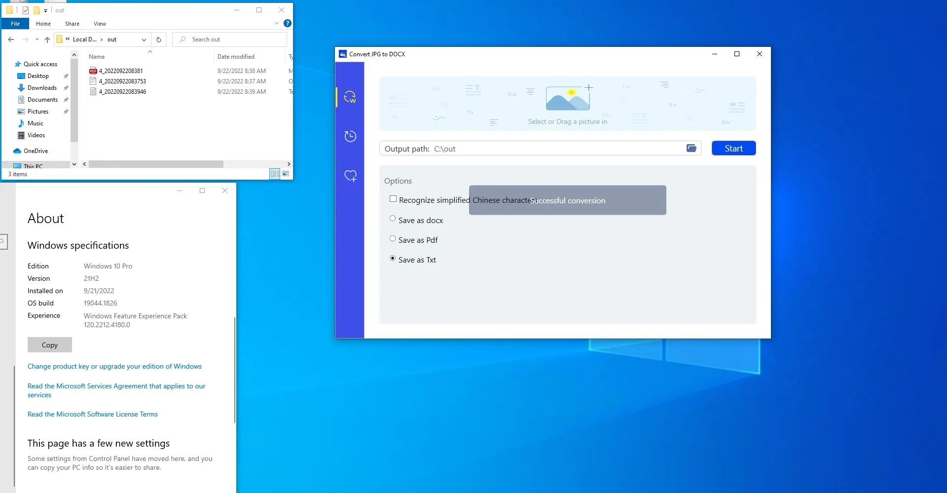 Convert JPG to DOCX screenshot 4