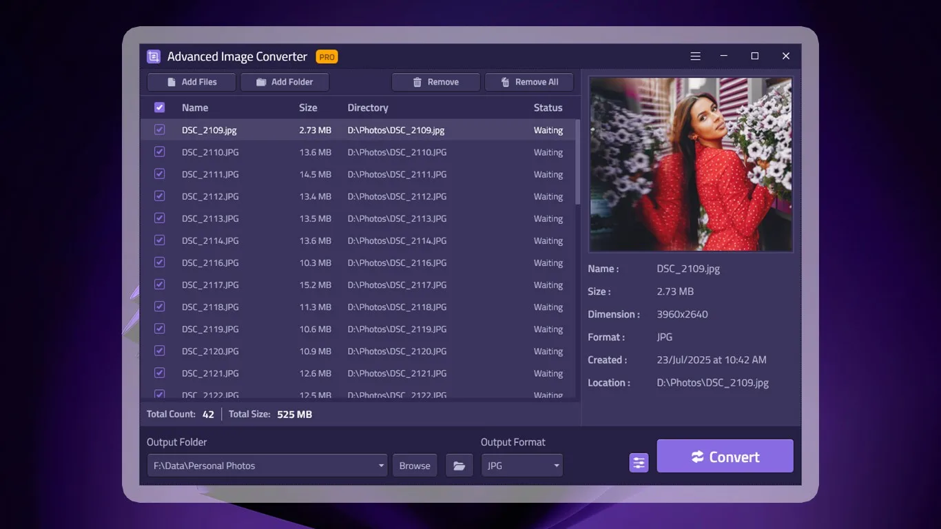 Image Converter - RAW to JPG, Batch Image Converter screenshot 2