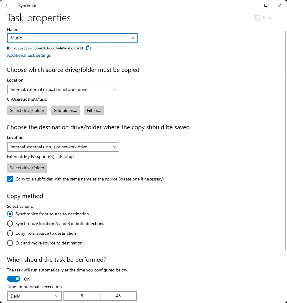 SyncFolder screenshot 3