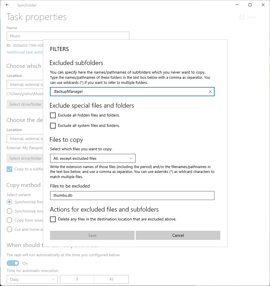 SyncFolder screenshot 4