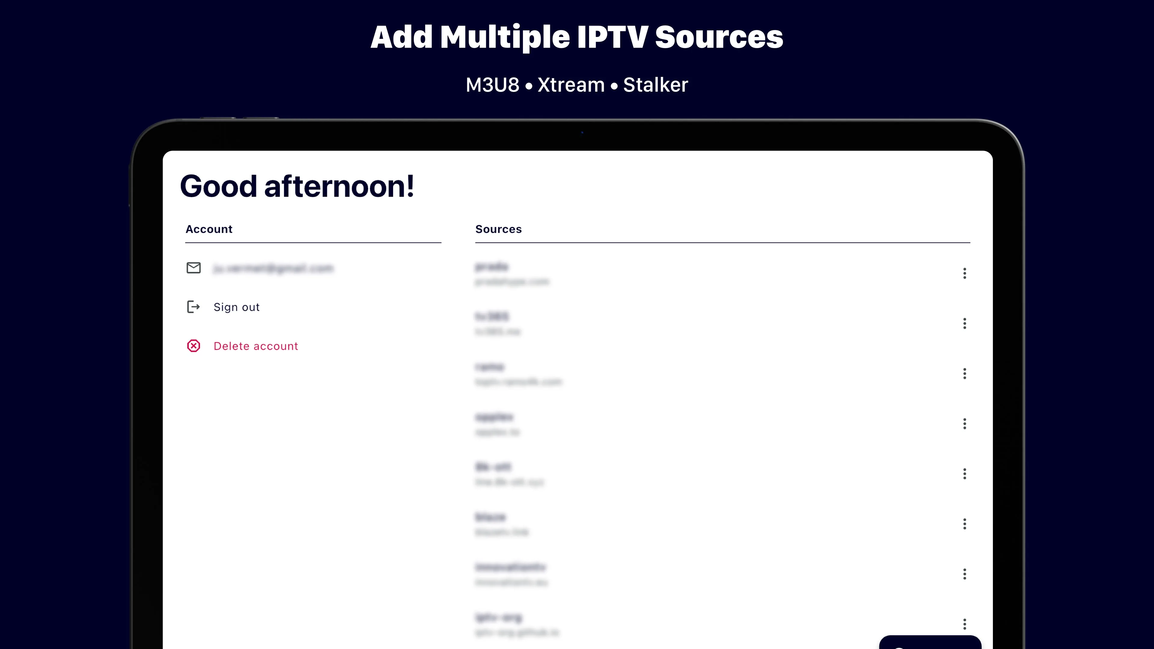 IPTV One: TV & Movie Player screenshot 2