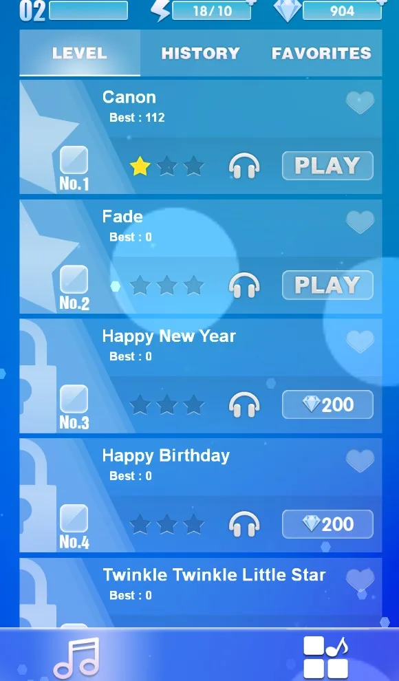 Free Music Tiles - Magic Guitar & Piano Games screenshot 3
