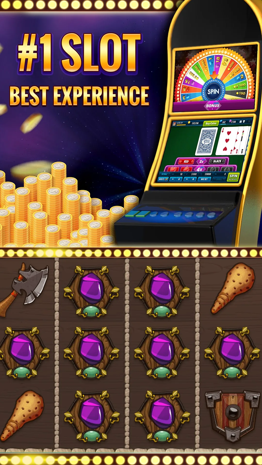 Vikings Clash Slots - Huge Casino Game screenshot 3