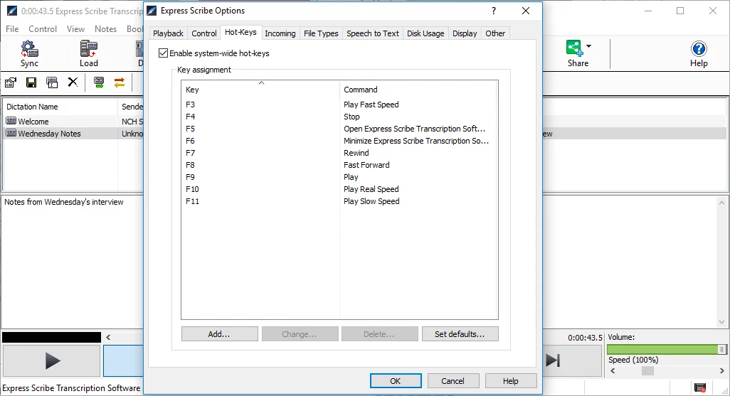 Express Scribe Transcription Express Edition screenshot 2