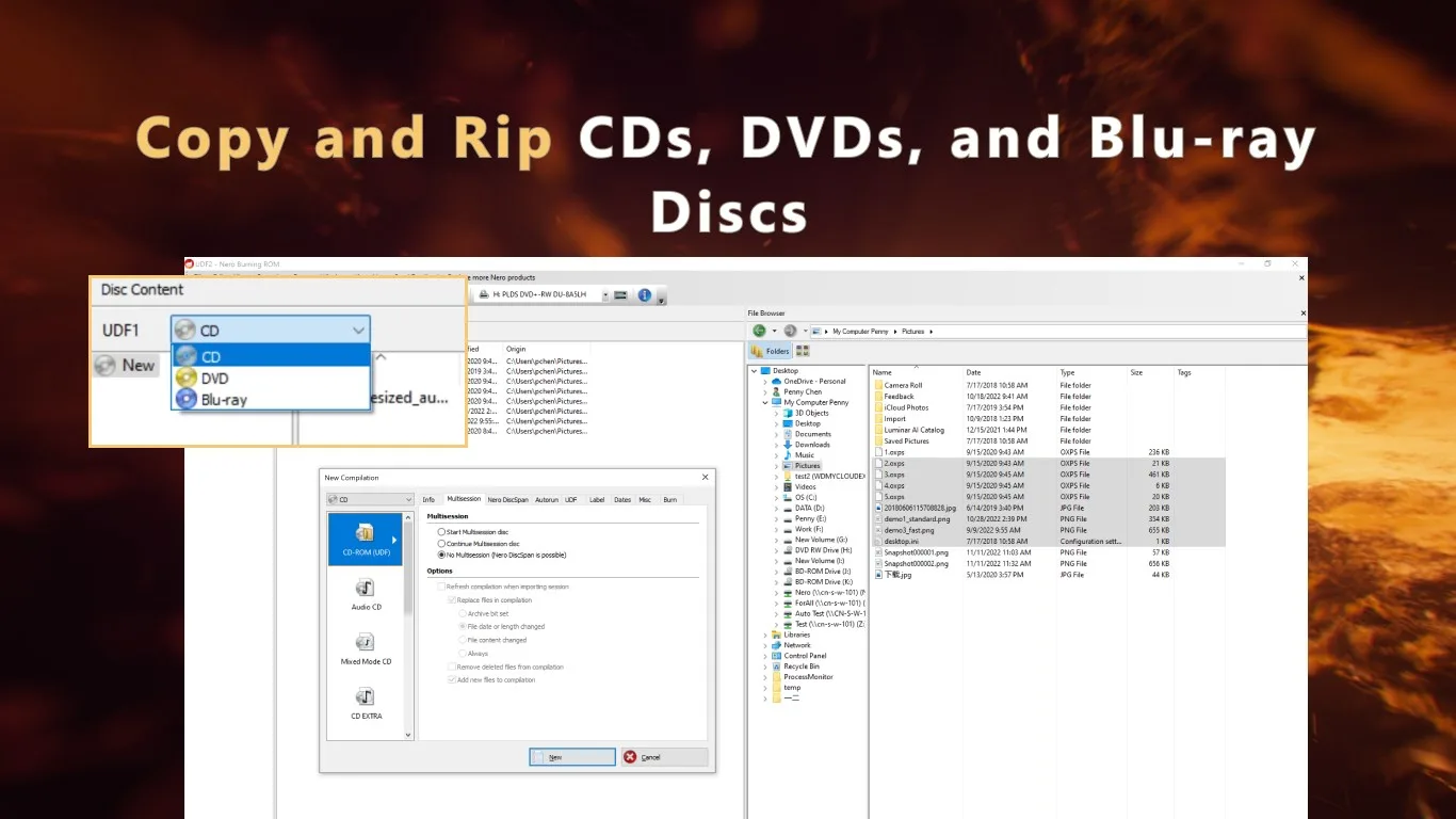 DVD CD Blu-ray Burner - Nero Burning ROM screenshot 2