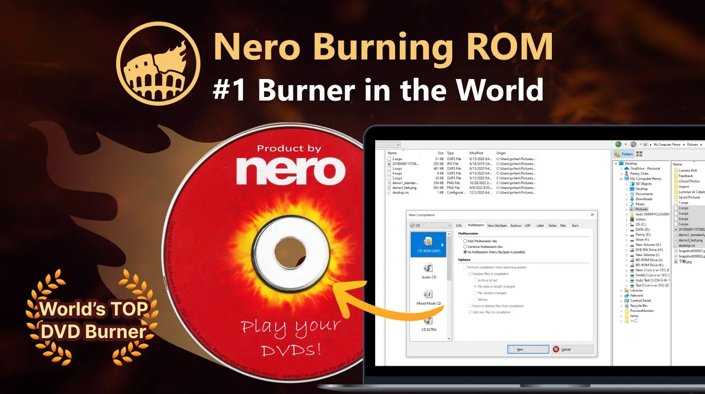 DVD CD Blu-ray Burner - Nero Burning ROM screenshot 4