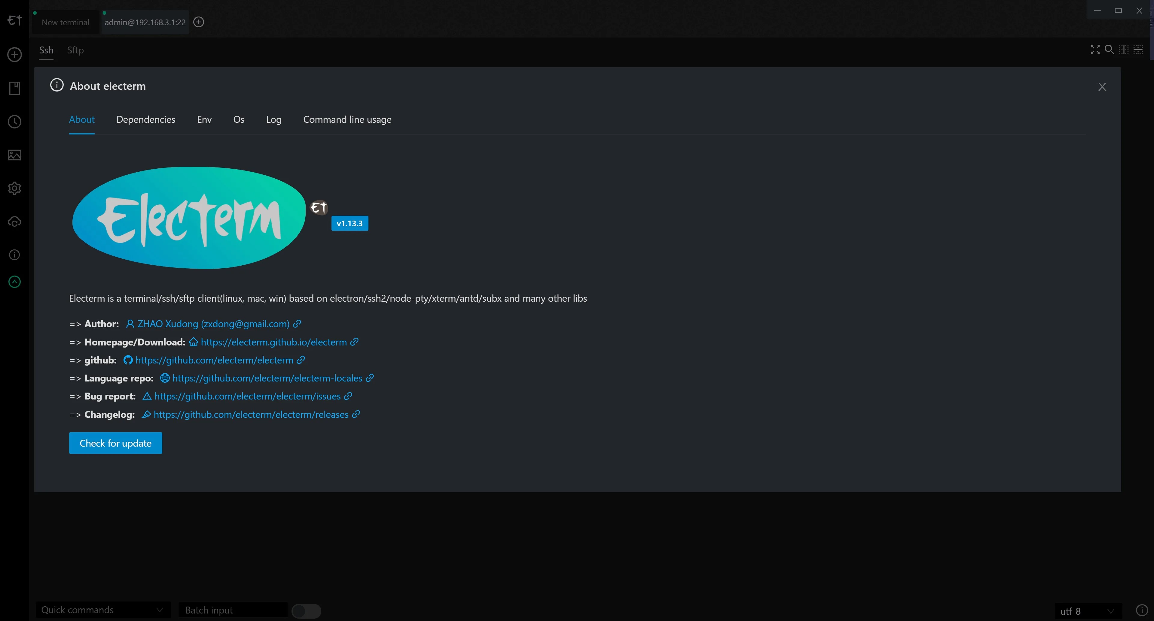 electerm screenshot 4