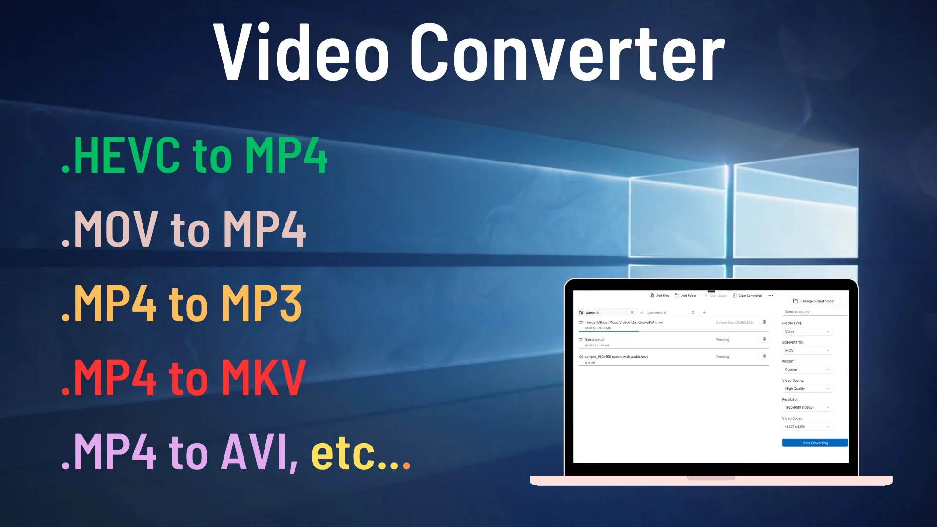 Video Converter for Windows screenshot 1