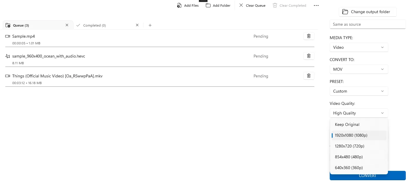 Video Converter for Windows screenshot 2