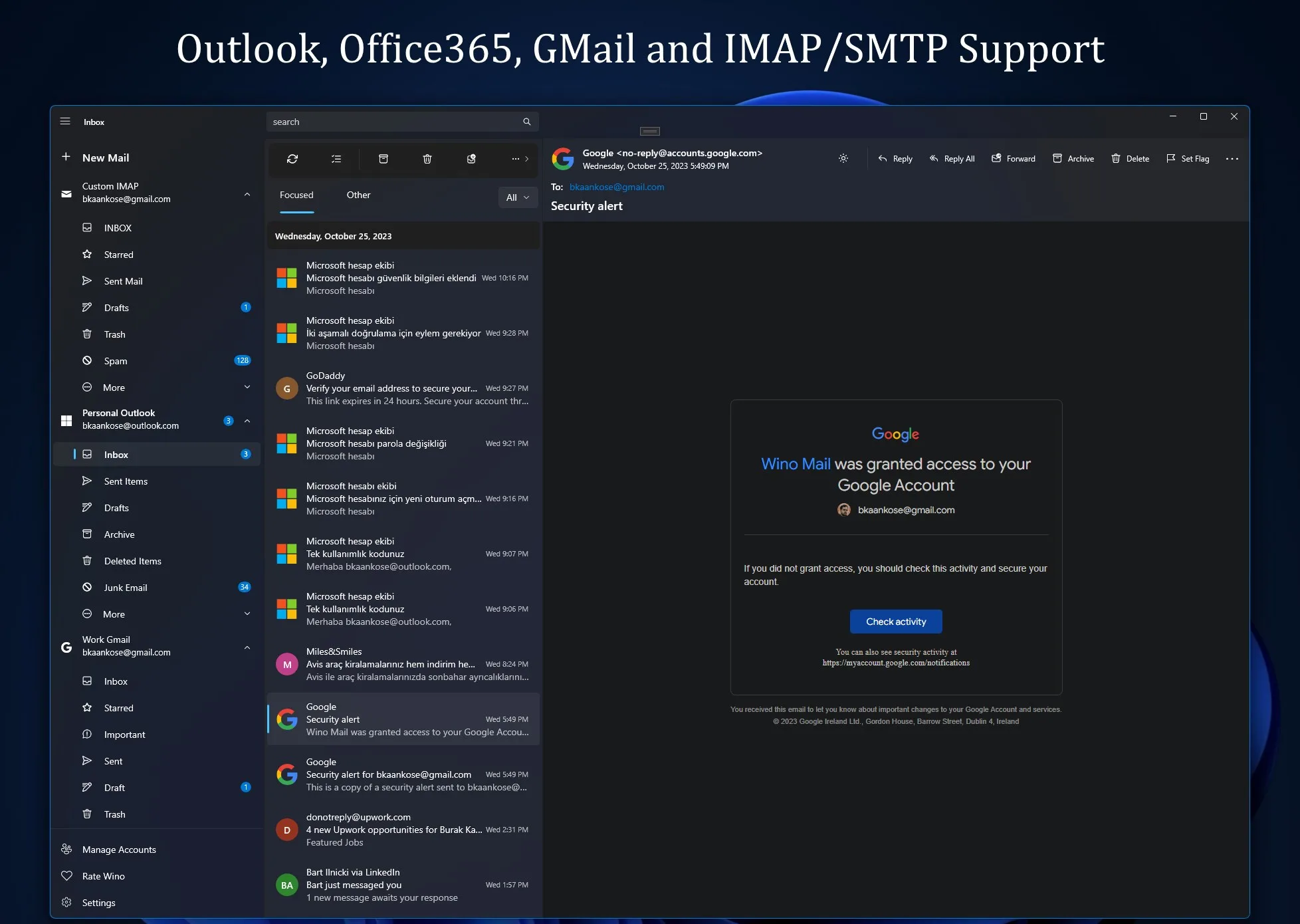 Wino Mail screenshot 1
