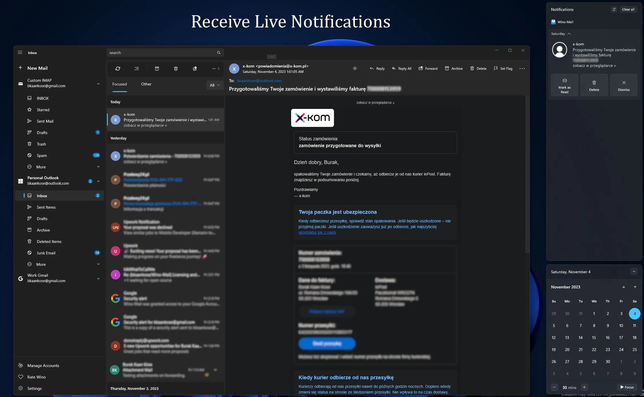 Wino Mail screenshot 4