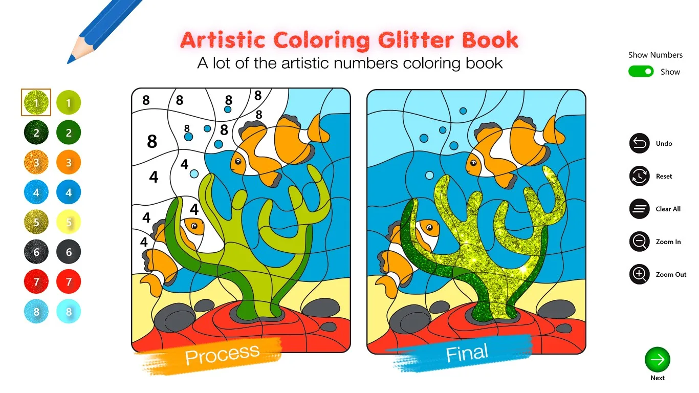 Paint By Numbers Book screenshot 5