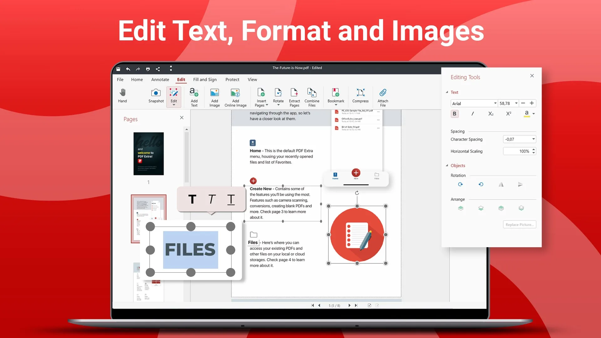 PDF Extra - PDF Reader and PDF Editor screenshot 3