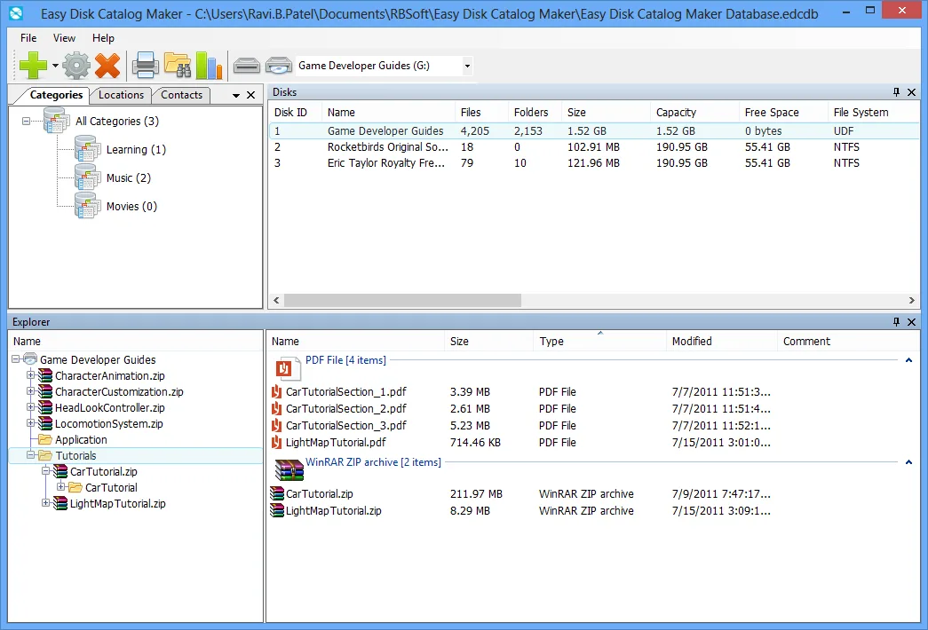 Easy Disk Catalog Maker screenshot 2