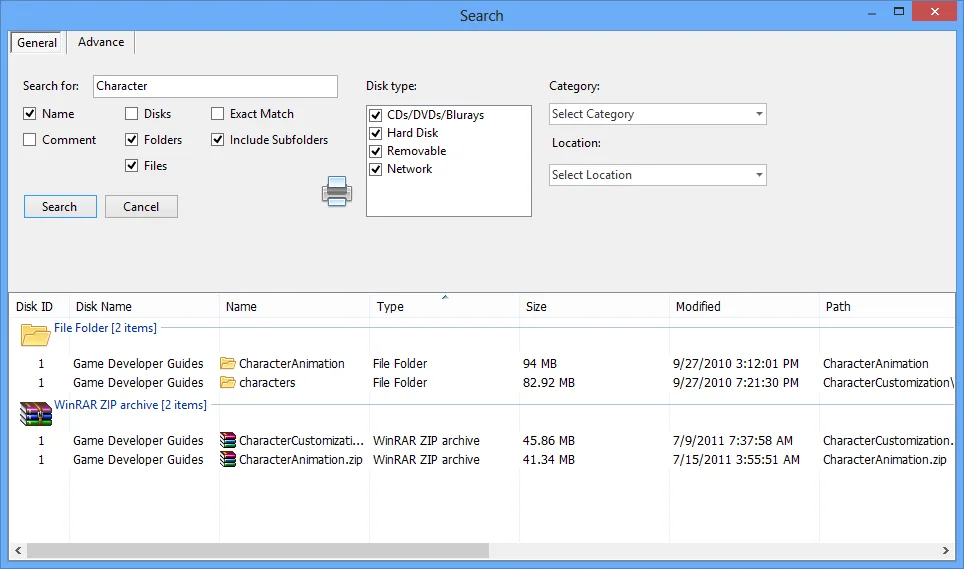 Easy Disk Catalog Maker screenshot 5