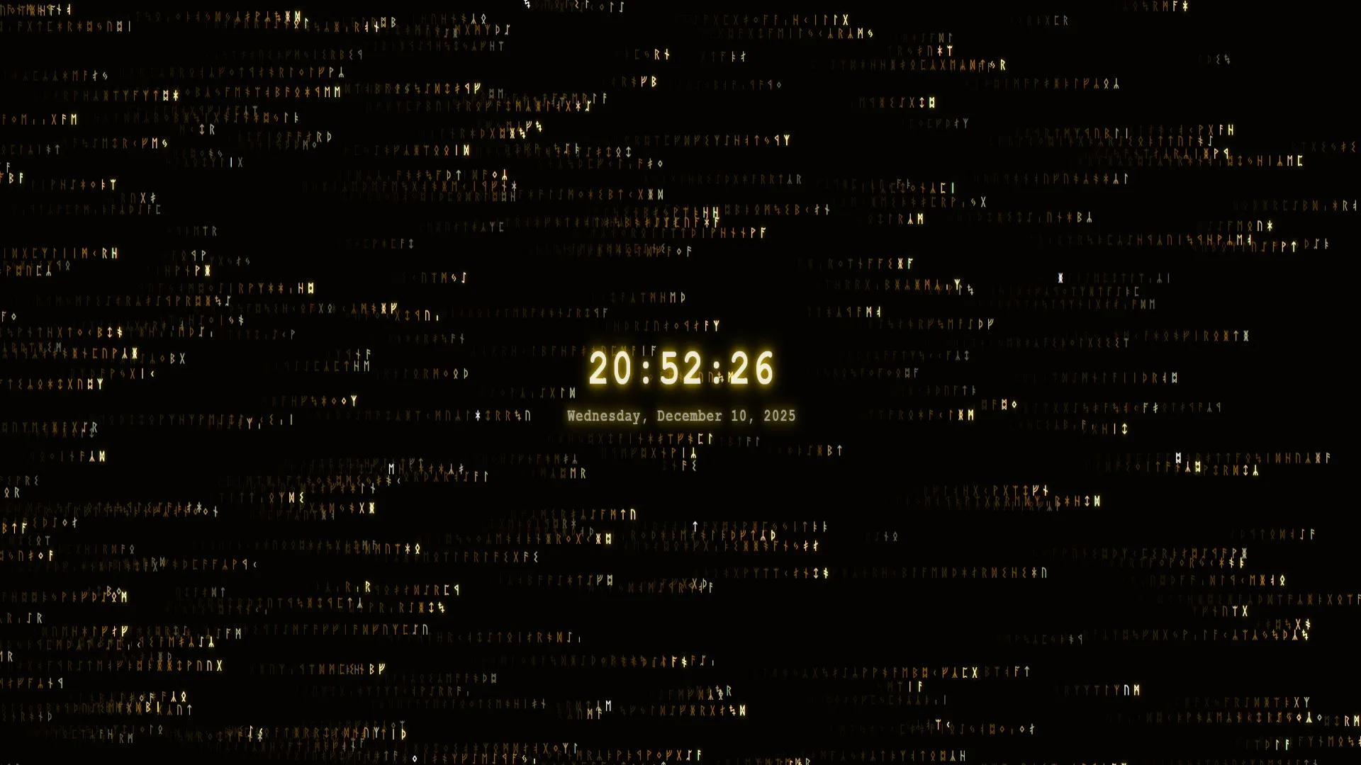 Digital Rain Matrix Screensaver screenshot 2