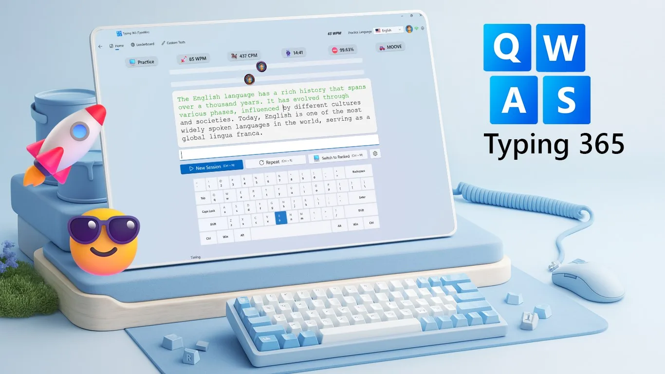 Typing 365 | Daily Typing Trainer screenshot 1