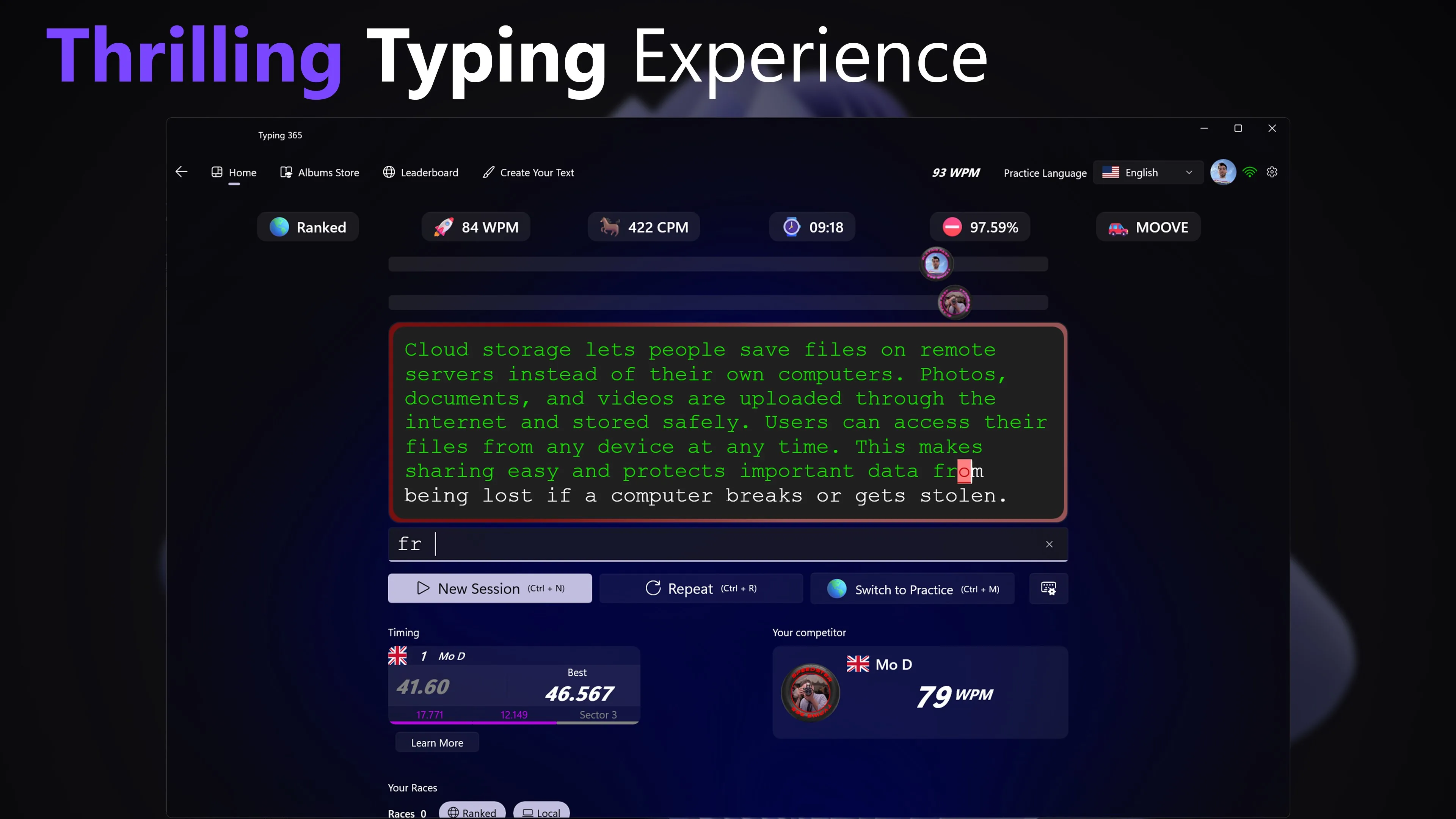 Typing 365 | Daily Typing Trainer screenshot 3