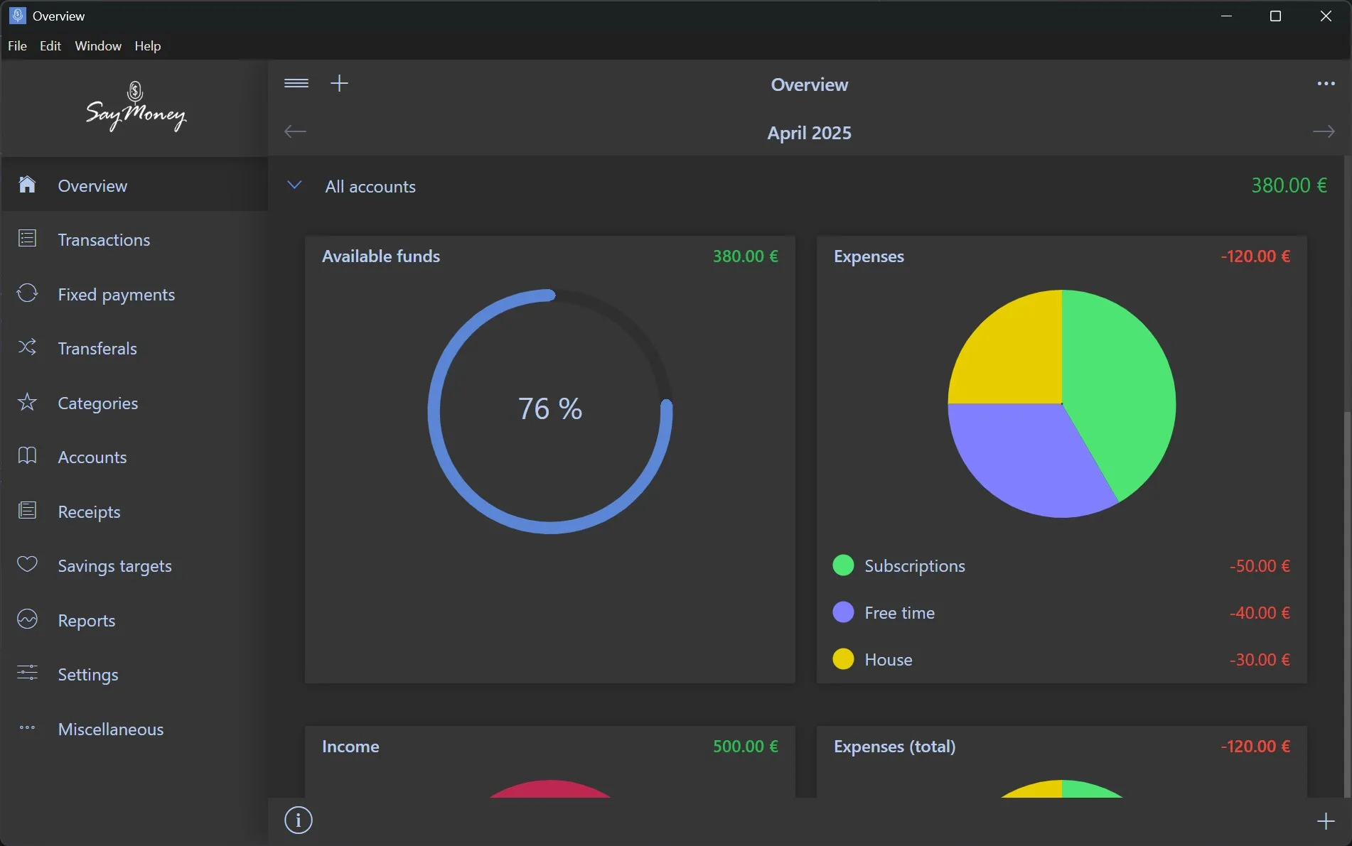 SayMoney Pro screenshot 2