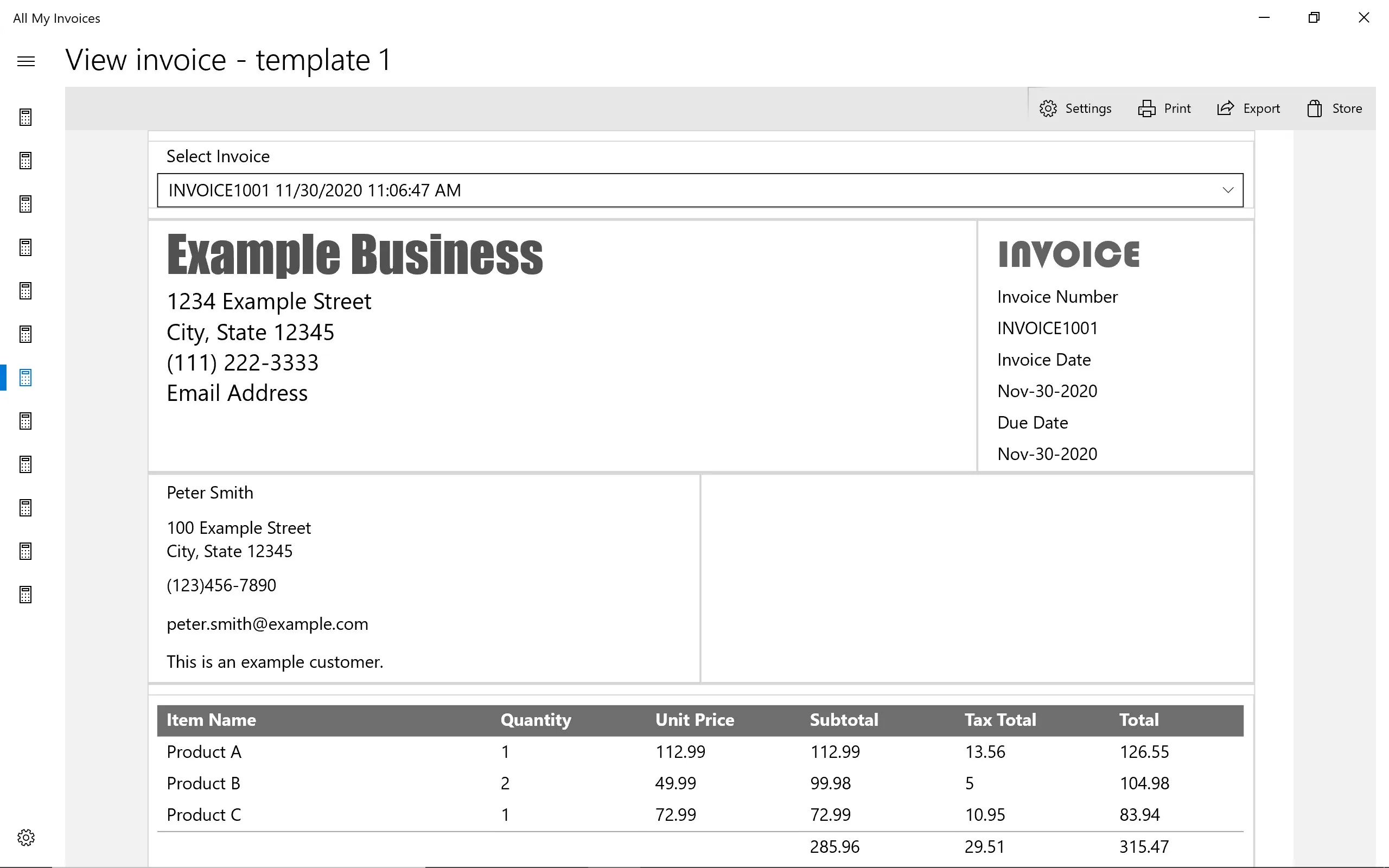 All My Invoices - Invoice Maker screenshot 1