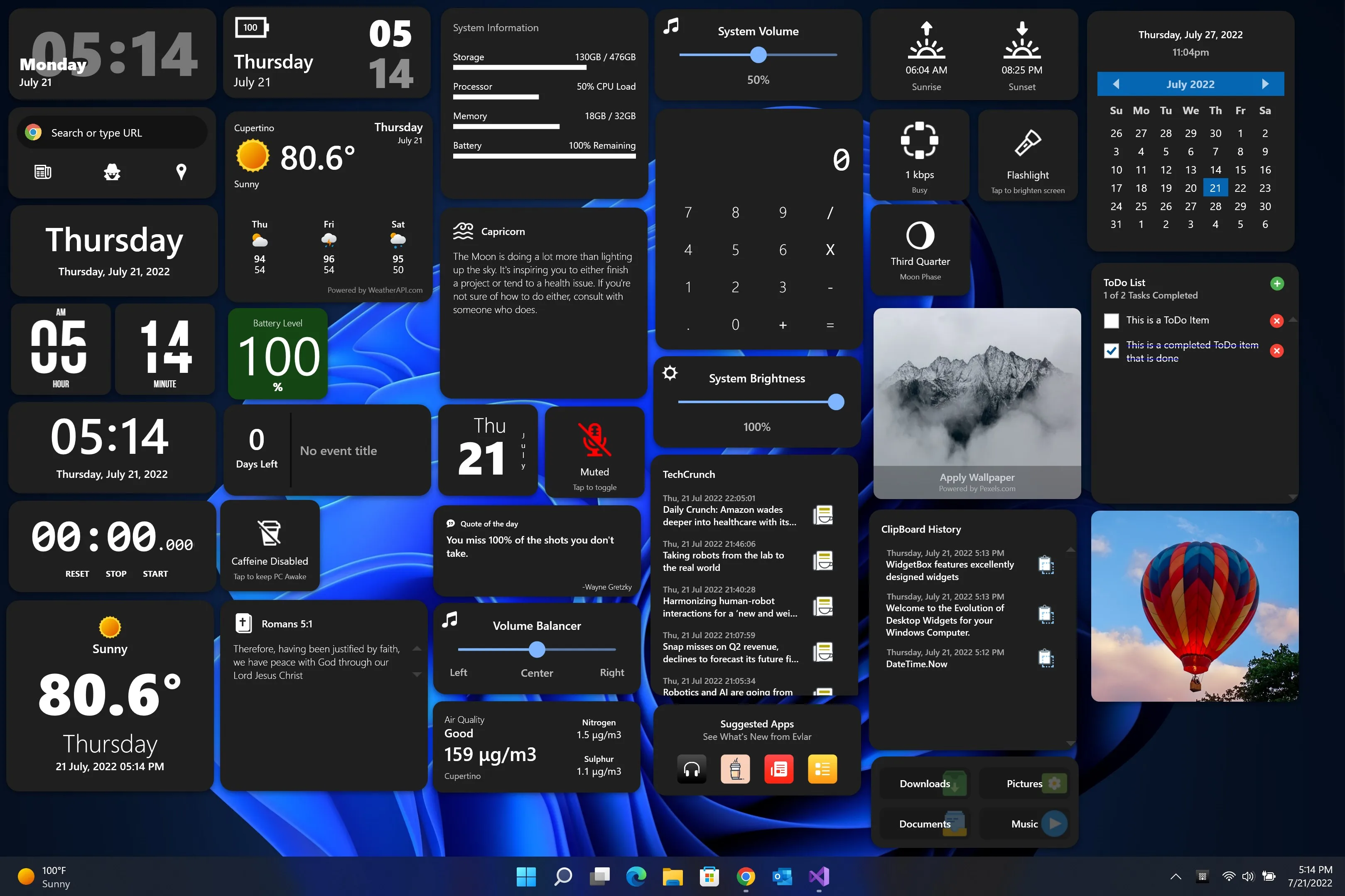 Widgets Box - Modern Widget Collection screenshot 1