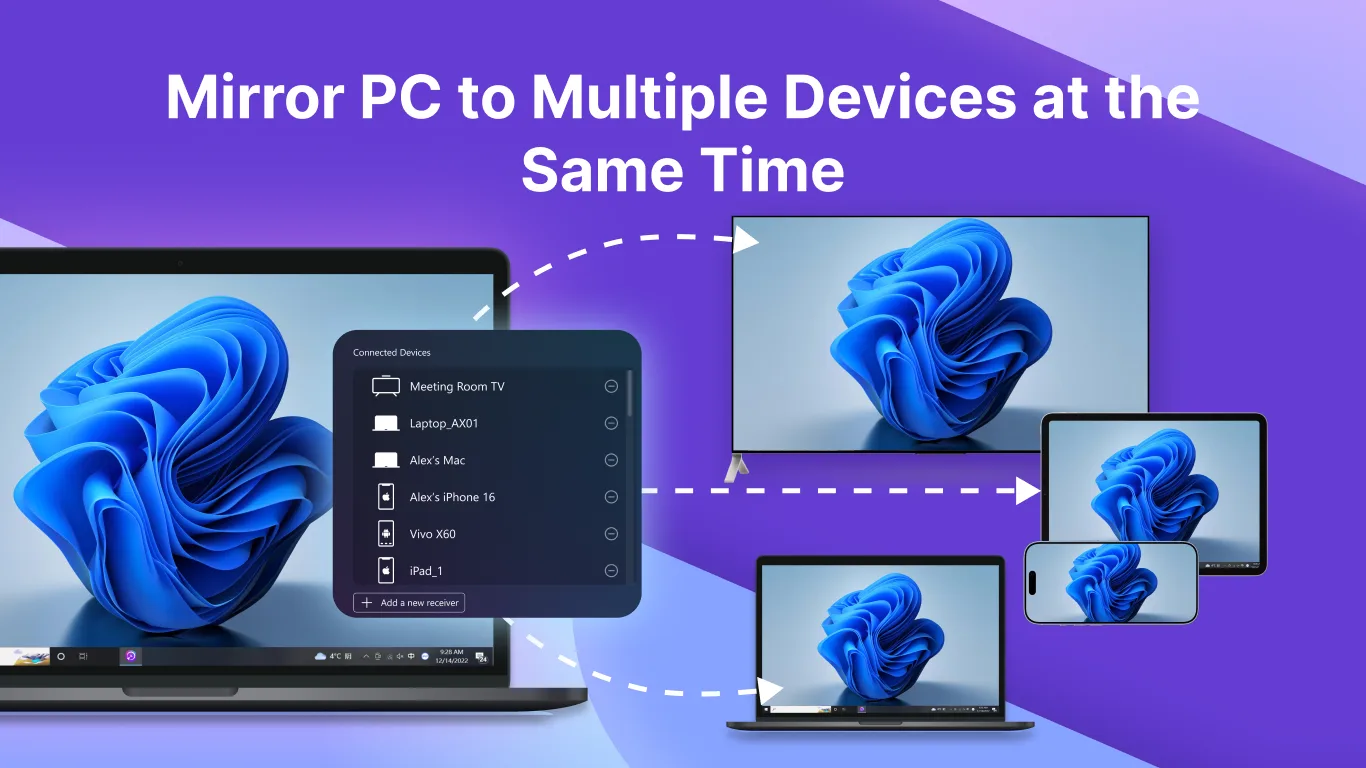 1001TVs: Screen Mirror & File Transfer screenshot 4