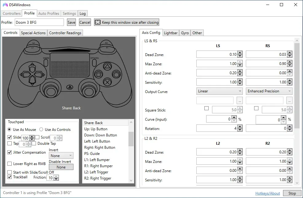 DS4 Controller - DS5 / DSX GamePad Manager screenshot 2